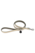 LEATHER LEASH IN BEIGE-TAUPE