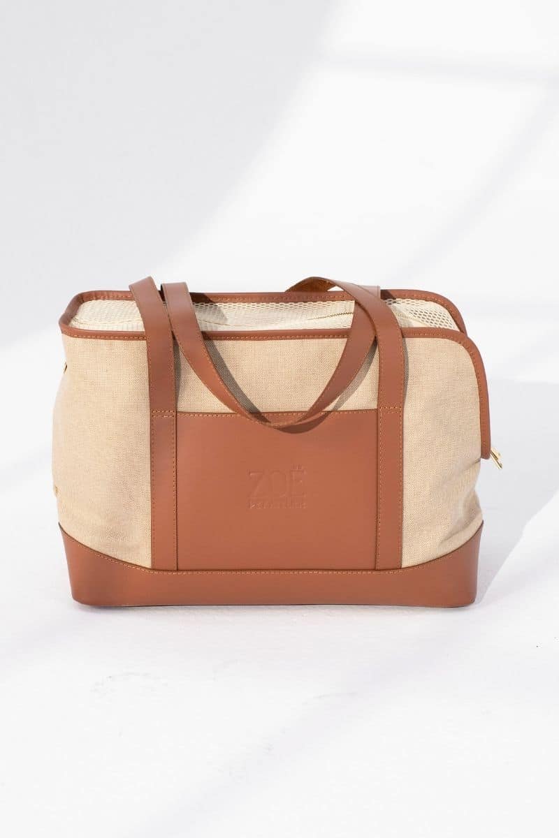 CITY CARRIER IN CARAMEL BROWN