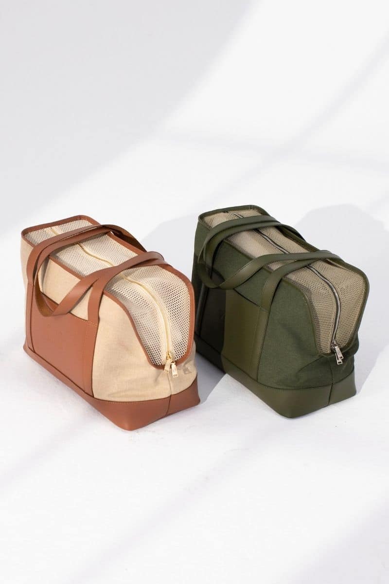 CITY CARRIER IN CARAMEL BROWN