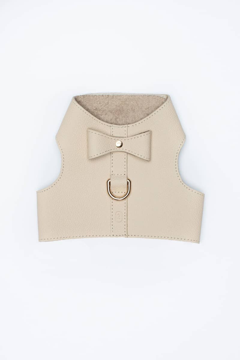 VEST HARNESS IN IVORY BEIGE