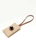 CARAMEL BROWN POOP BAG HOLDER