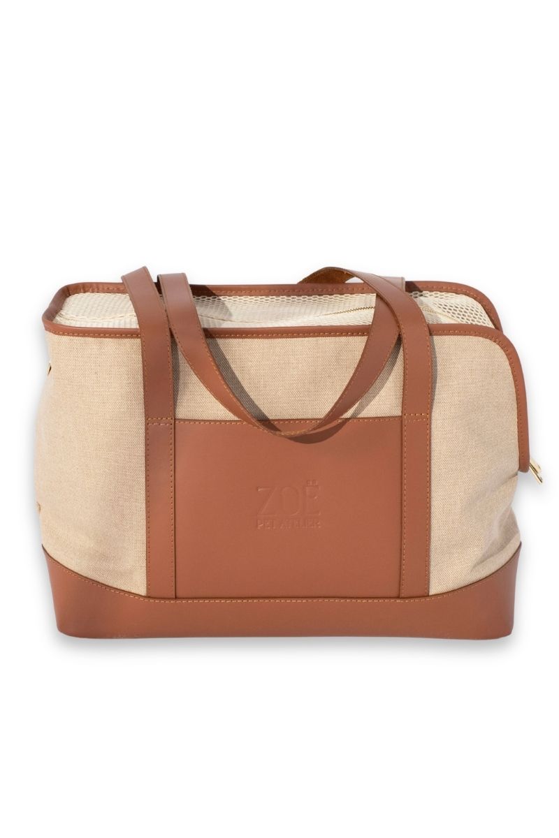 CITY CARRIER IN CARAMEL BROWN