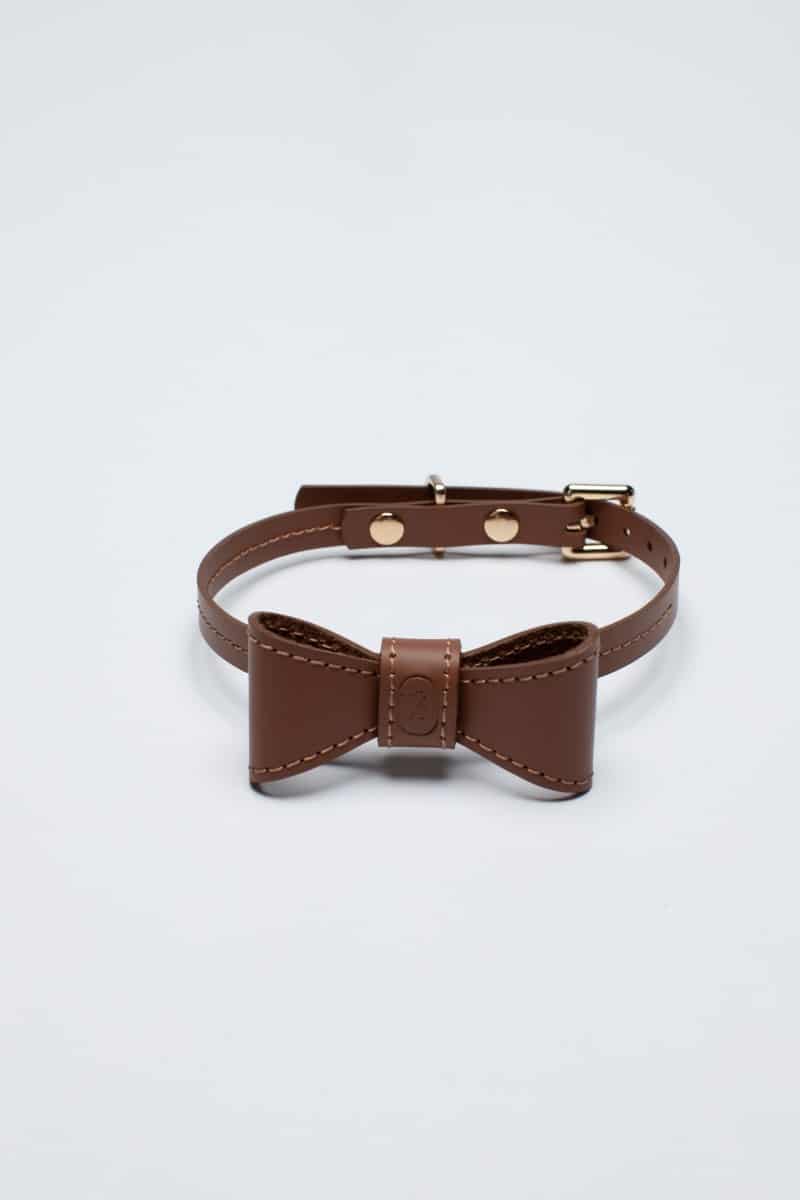 MINI COLLAR IN BROWN