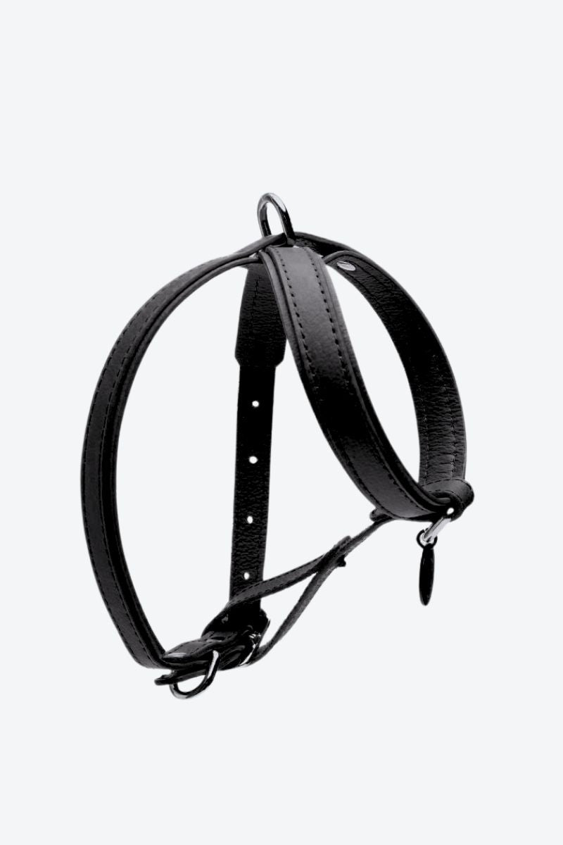 CROSS HARNESS IN MIDNIGHT BLACK