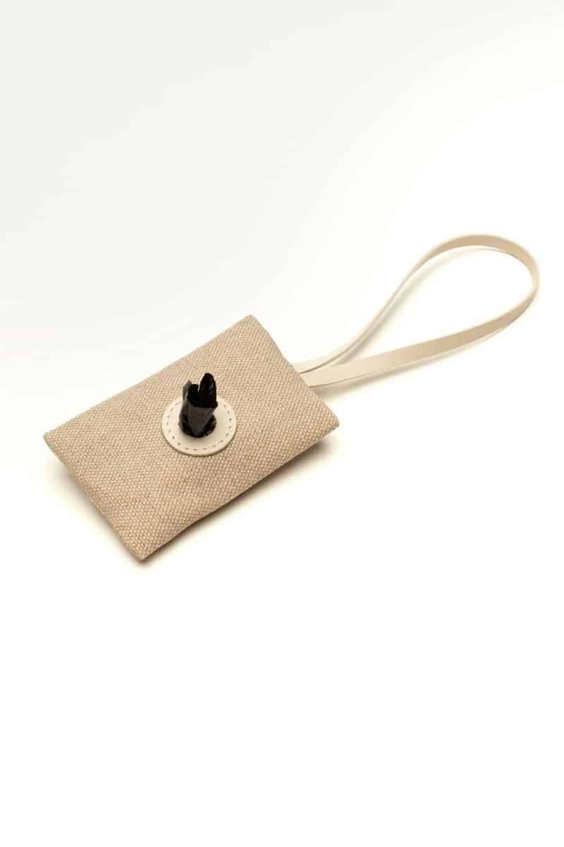 IVORY BEIGE POOP BAG HOLDER