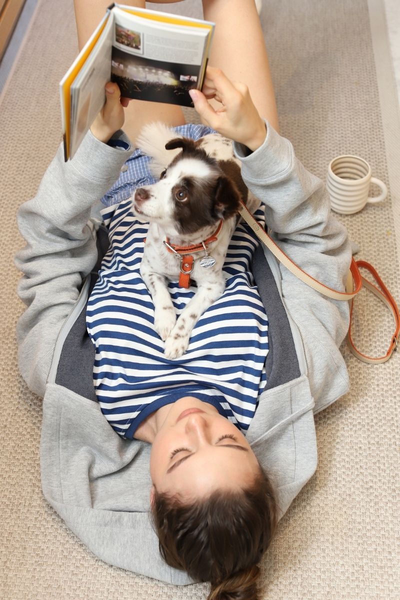 BEIGE-ORANGE LEASH | SILVER
