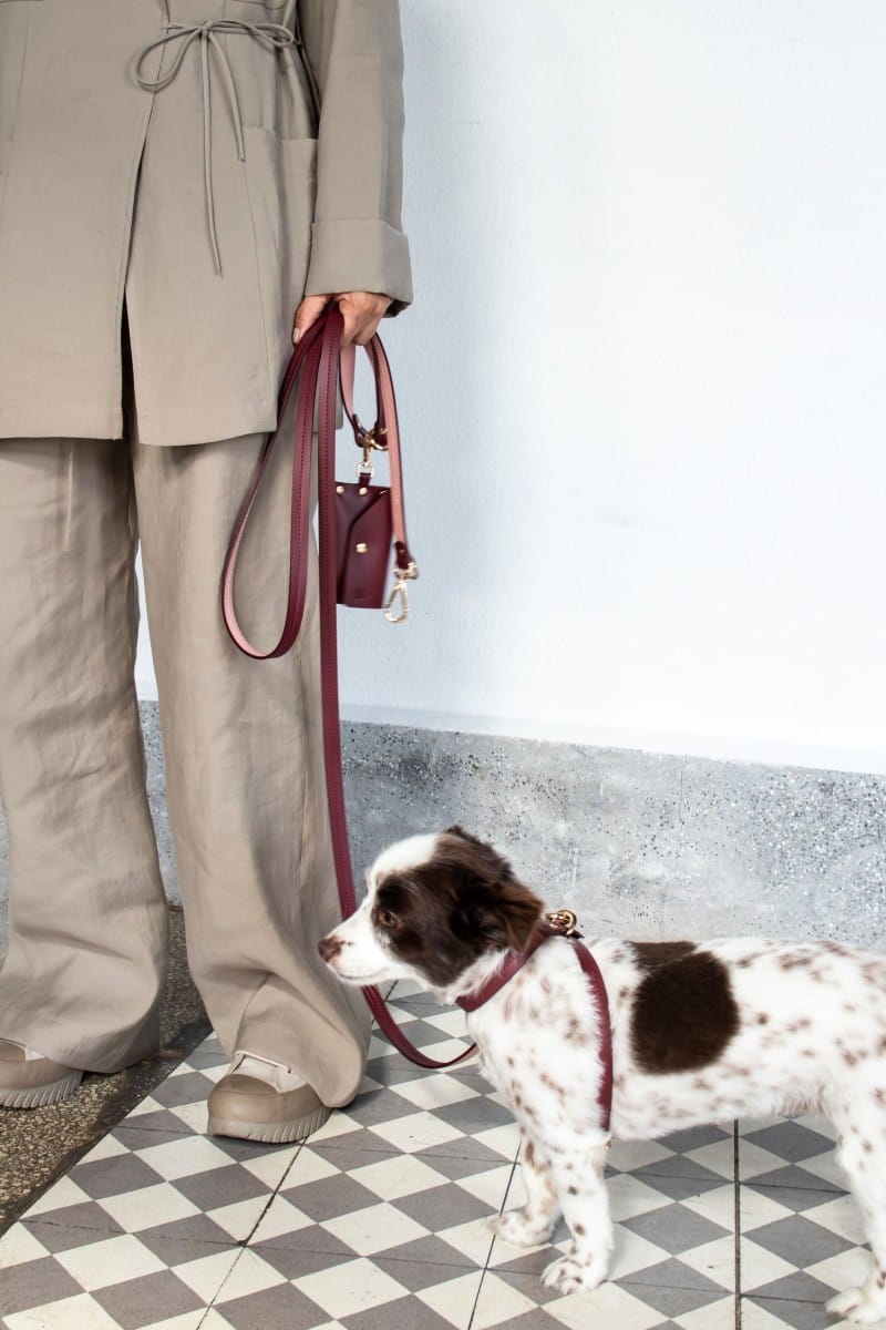 MINI BAG IN BURGUNDY