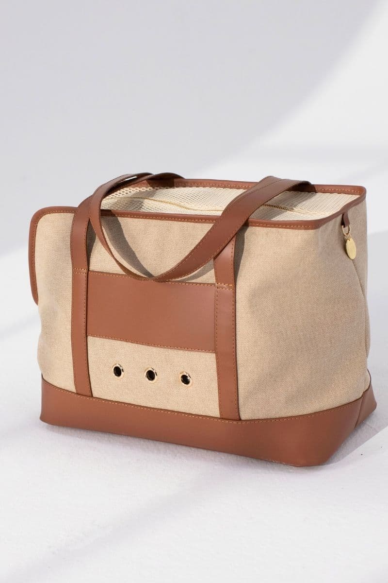 CITY CARRIER IN CARAMEL BROWN