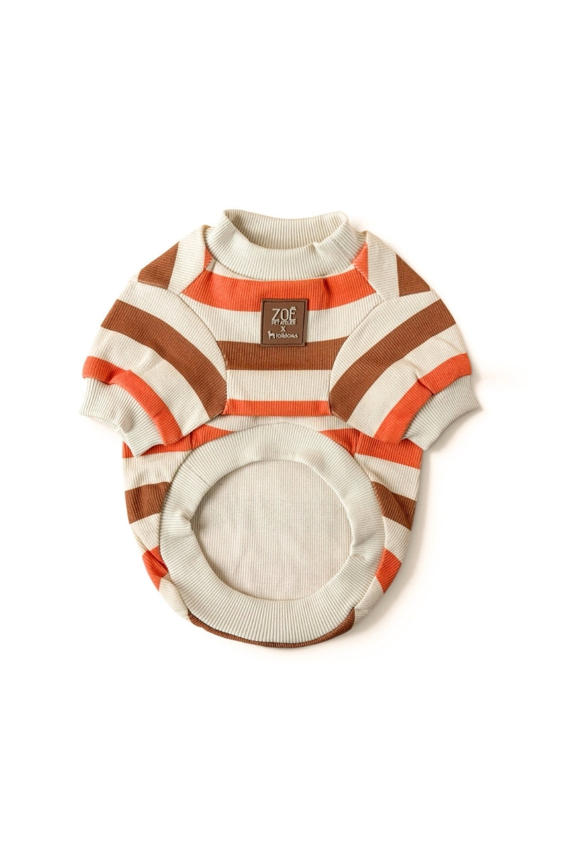 Zoë Pet Atelier × Lolidogs | Basic Stripe Caramel