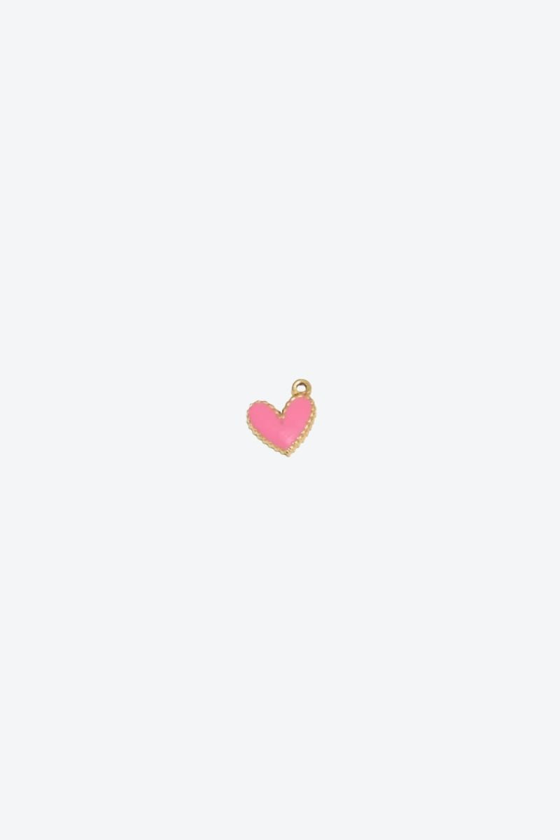 PINK HEART CHARM