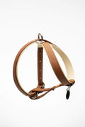 CROSS HARNESS IN CARAMEL-BEIGE