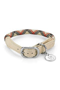 LOOP COLLAR BEIGE MIX | SILVER