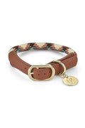 LOOP COLLAR CARAMEL MIX | GOLD