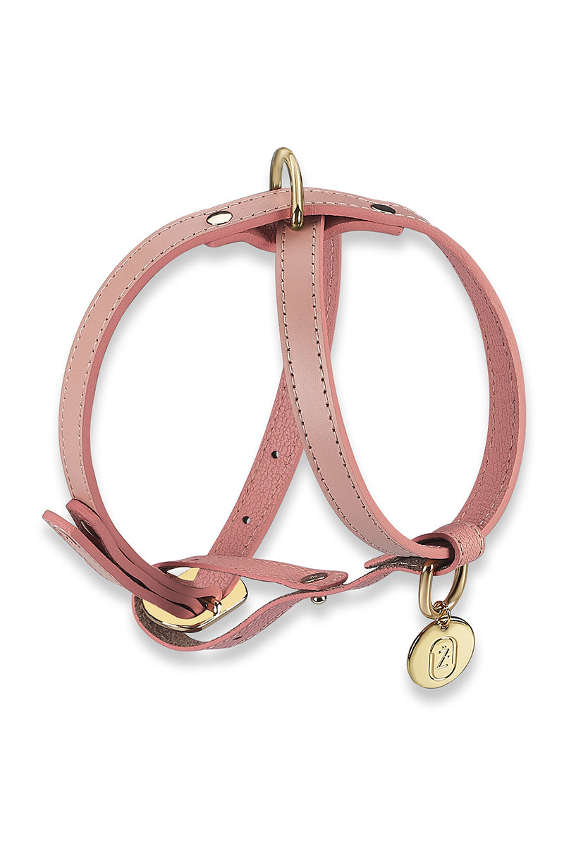 CROSS HARNESS IN POWDER-PINK