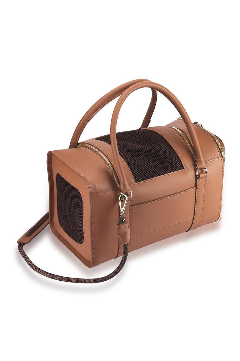 AIR CARRIER IN CARAMEL BROWN