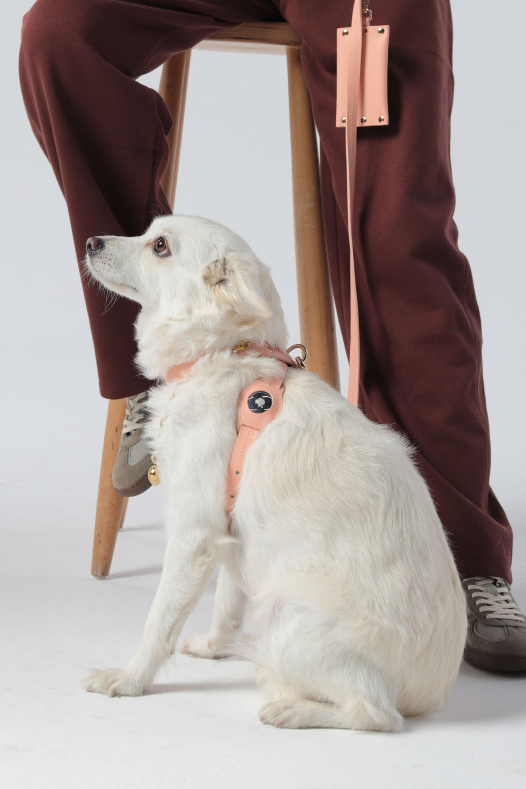 CROSS HARNESS IN LIGHT PINK