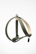 CROSS HARNESS IN ARMY GREEN & IVORY BEIGE