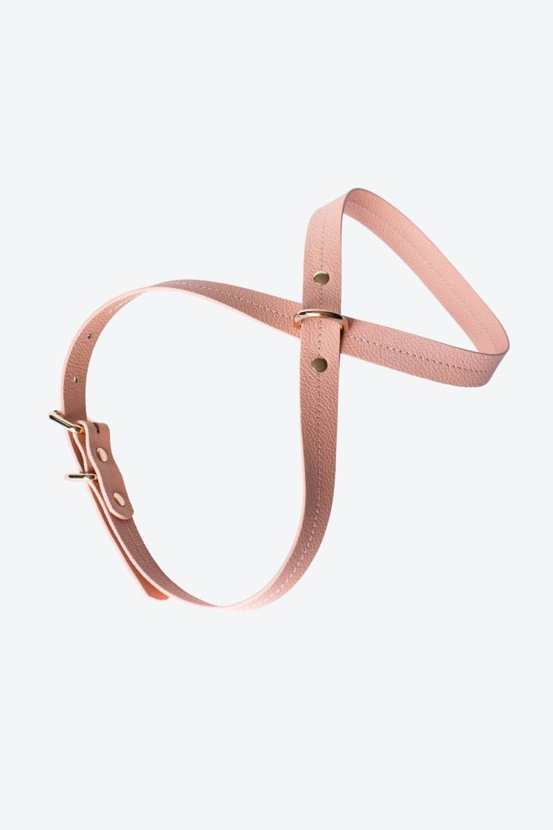 CROSS HARNESS IN LIGHT PINK
